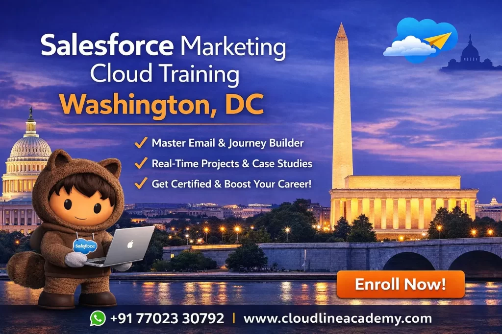 Salesforce Marketing Cloud Training Washington DC